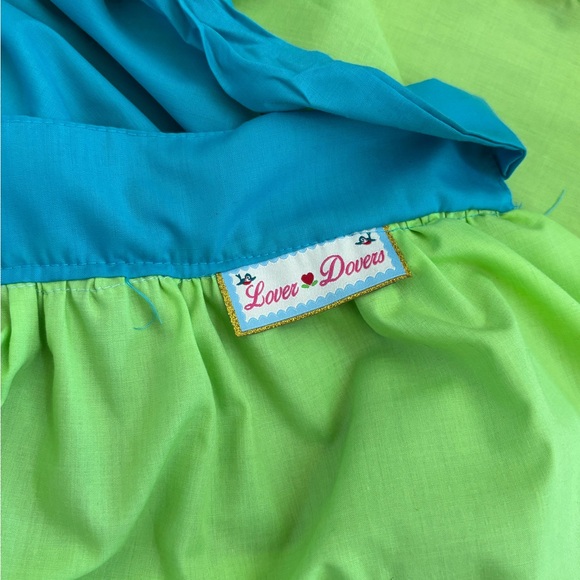 Cinderella’s Stepsister Blue and Green Apron - Picture 4 of 4